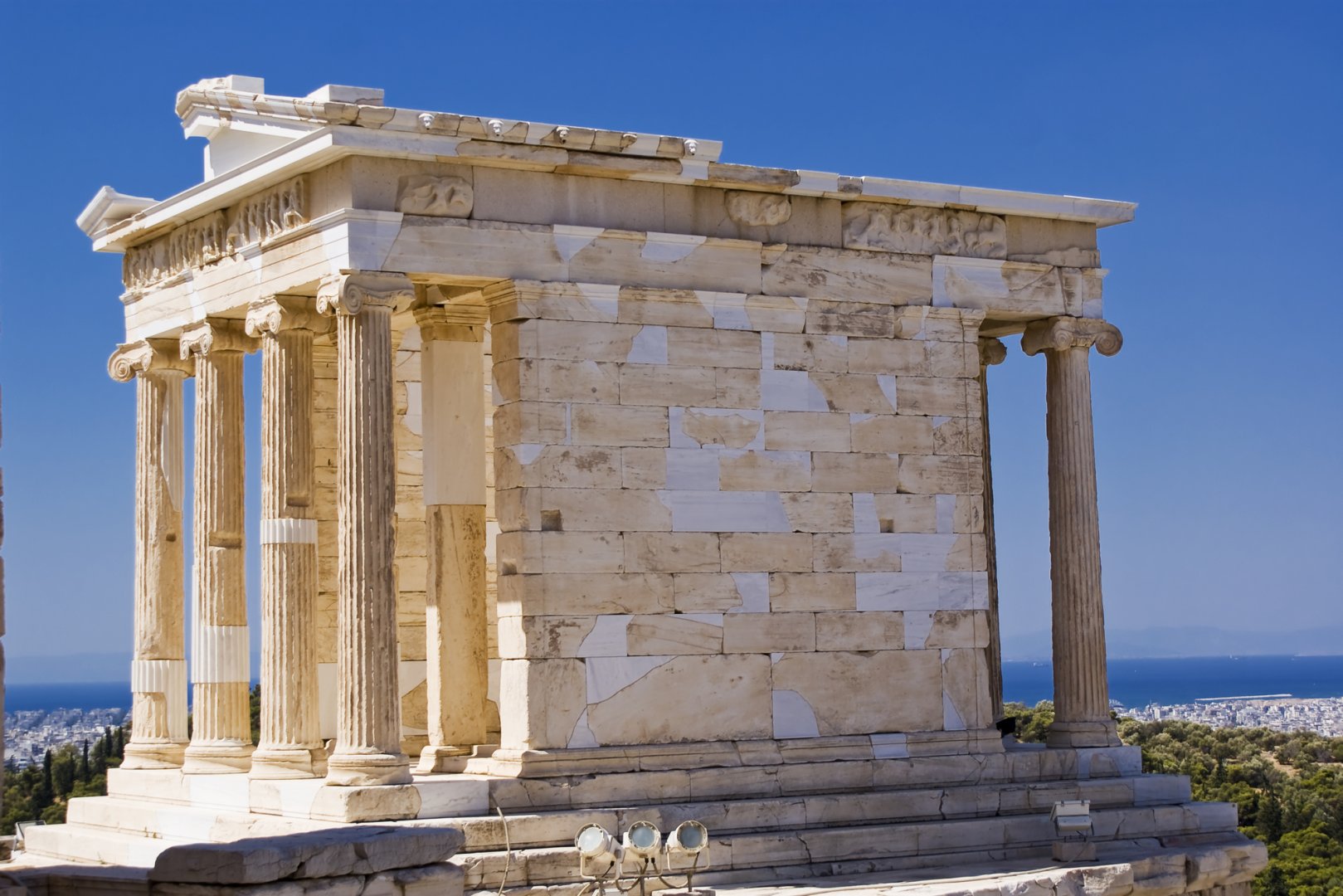 ancient greek temple of athena